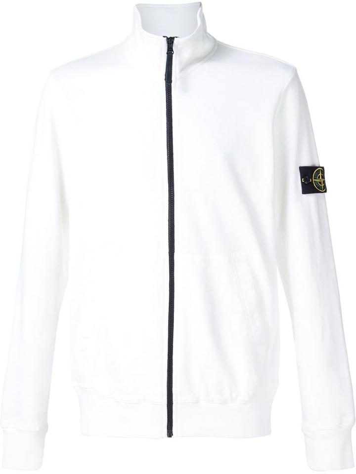 Stone Island Stand Up Collar Cardigan