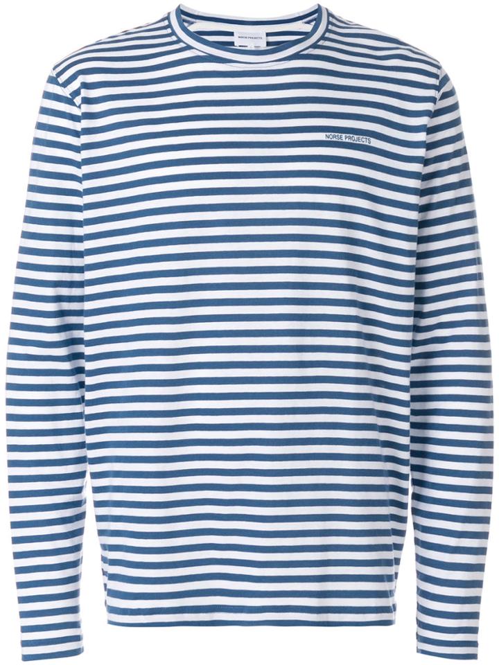 Norse Projects Striped T-shirt - White