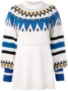 Msgm Layered Sweater - White