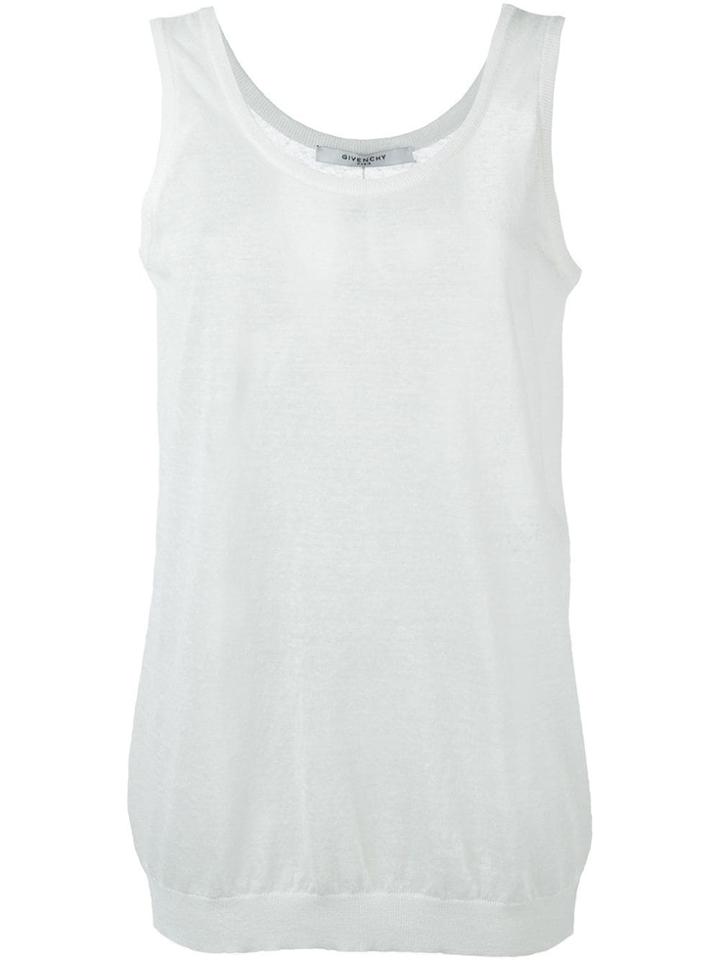 Givenchy Knitted Tank Top - White