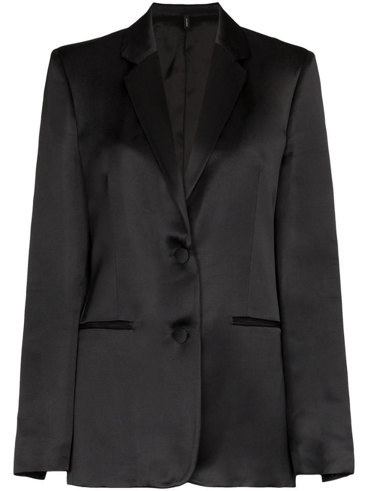 Helmut Lang Tuxedo Single-breasted Jacket - Black