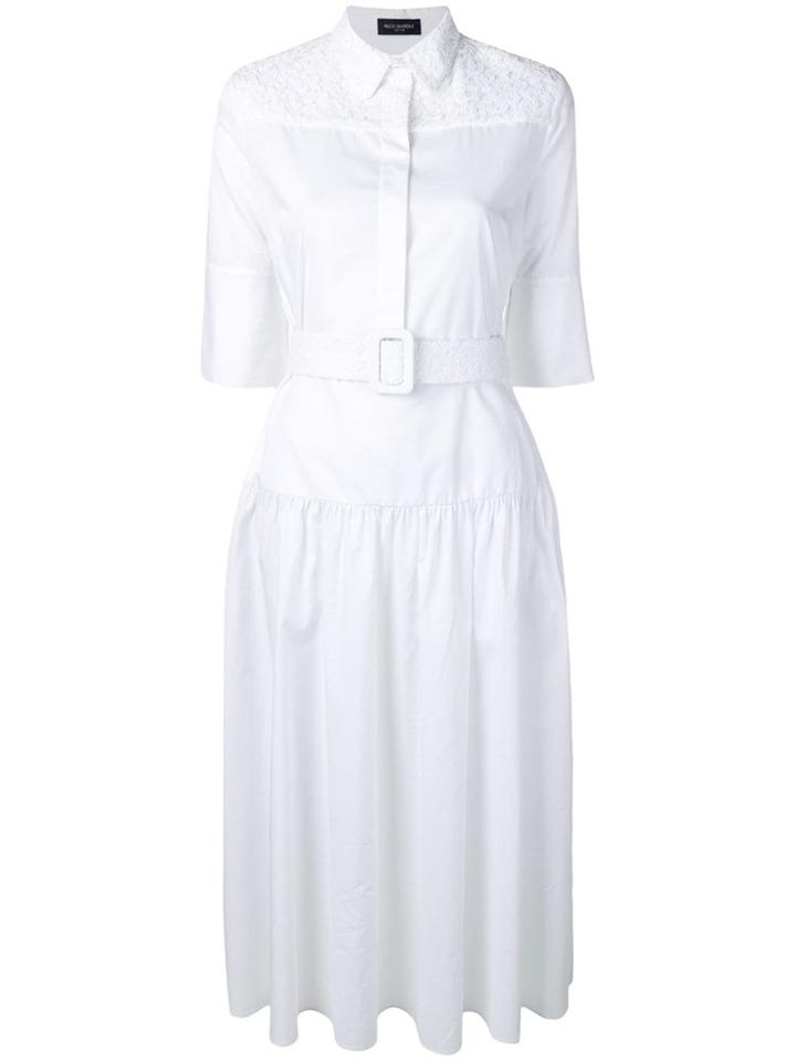 Piazza Sempione Shirt Dress - White