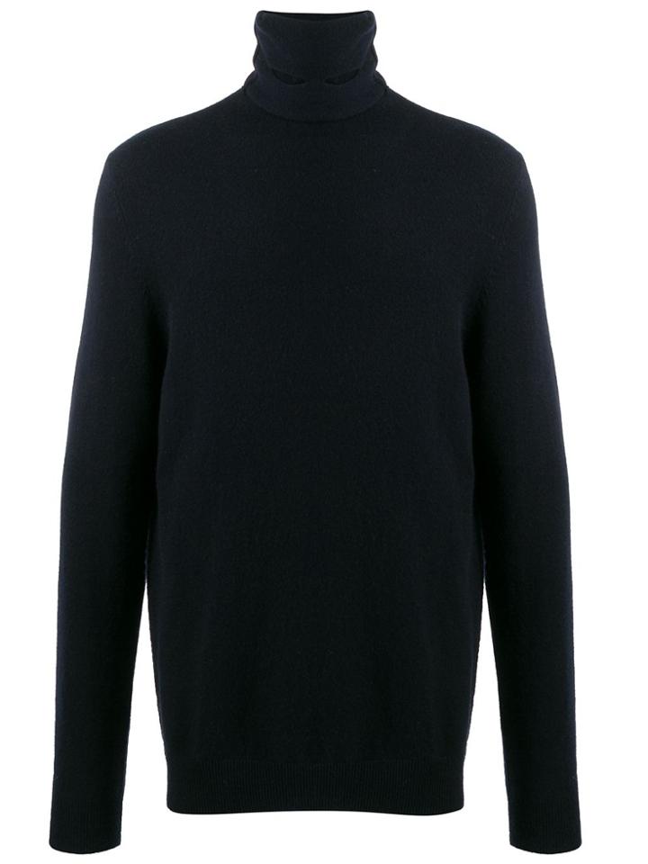 Extreme Cashmere Roll-neck Knit Jumper - Blue
