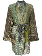 Pierre-louis Mascia Patchwork Print Jacket - Green