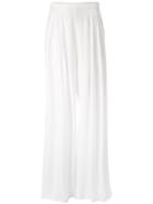 C/meo - Wide Leg Trousers - Women - Polyester/viscose - M, White, Polyester/viscose