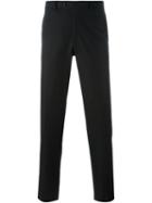 Brioni Tailored Trousers, Men's, Size: 52, Black, Cotton