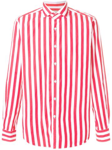 Xacus Striped Shirt - Red