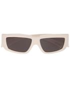 Rick Owens Rectangular Frame Sunglasses - White