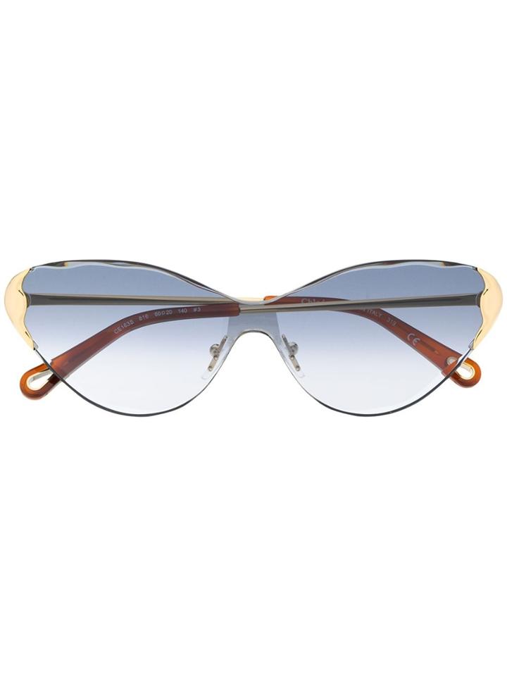 Chloé Eyewear Curtis Sunglasses - Gold
