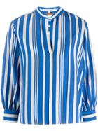 Chinti & Parker Striped Blouse - Blue
