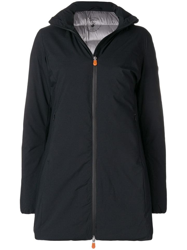 Save The Duck Hooded Parka Coat - Black