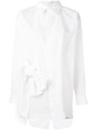 Yohji Yamamoto Bow Detailing Shirt, Women's, Size: Medium, White, Cotton