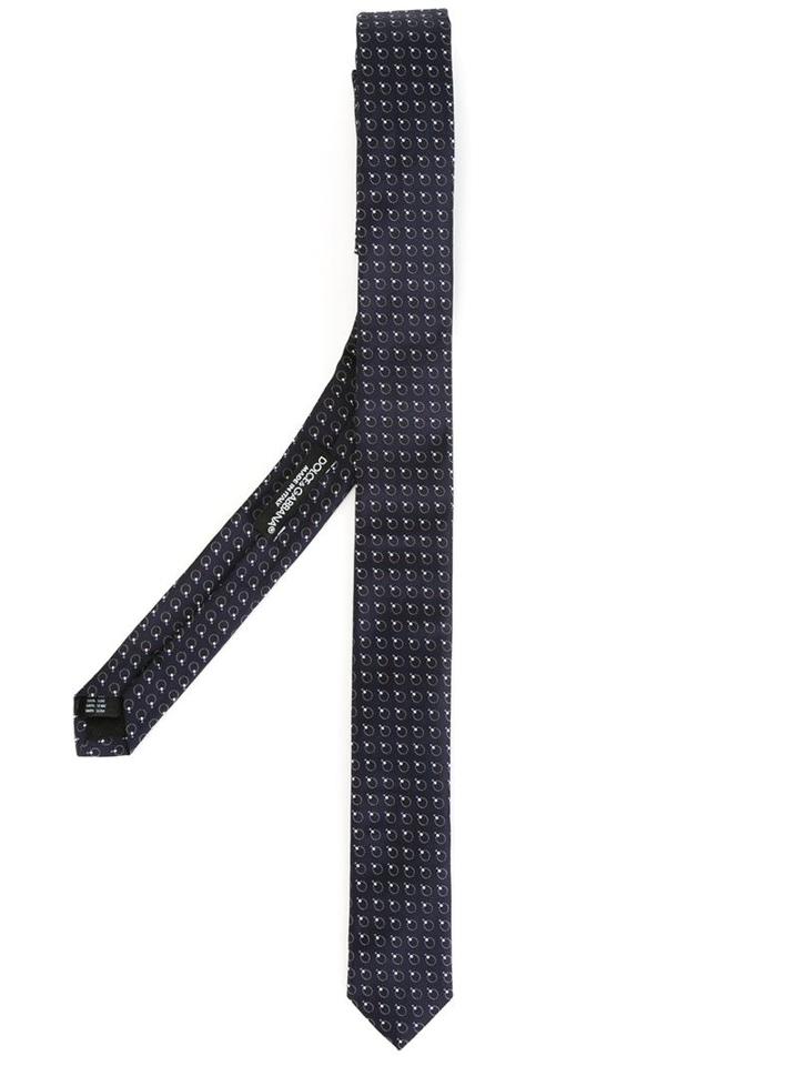 Dolce & Gabbana Slim Micro Dot Tie