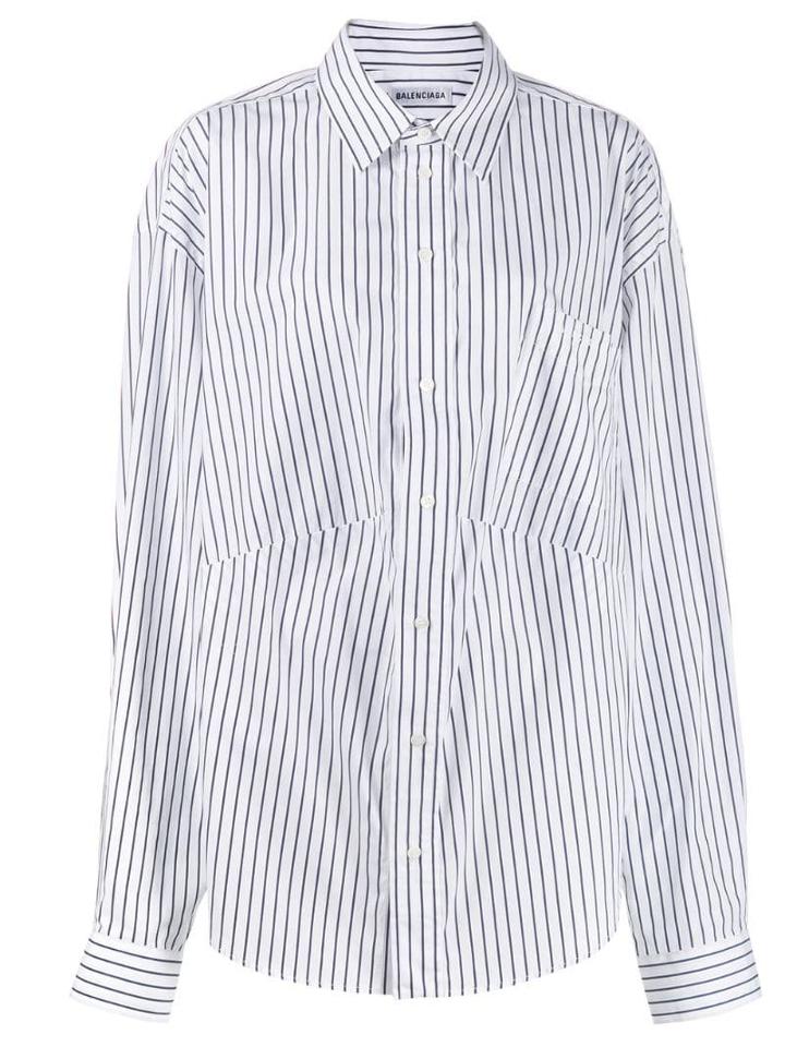 Balenciaga Swing Masculine Shirt - White