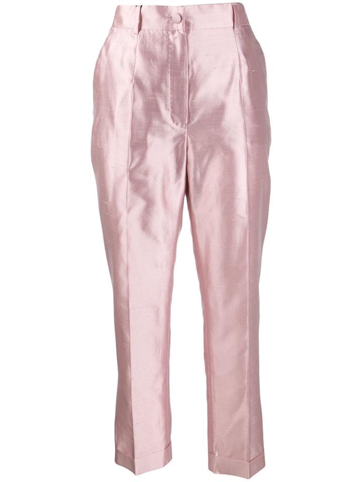 Dolce & Gabbana High-rise Trousers - Pink