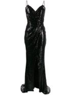Blanca Sequin Gown - Black