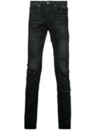 Maison Mihara Yasuhiro Skinny Jeans, Men's, Size: 48, Black, Cotton/polyurethane