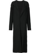 Yohji Yamamoto 'zig-zag' Coat, Women's, Size: 2, Black, Acrylic/polyurethane/cupro/wool