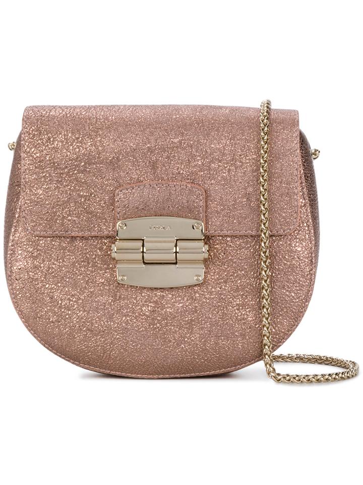 Furla Mini Club Crossbody Bag - Pink & Purple
