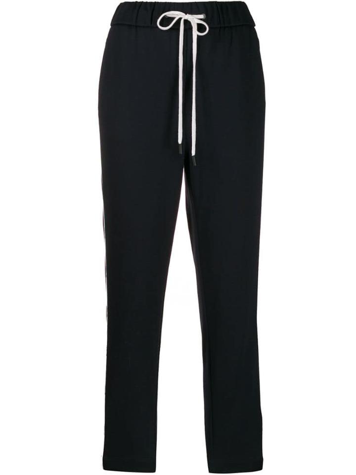 Peserico Tapered Panel Jogging Trousers - Blue