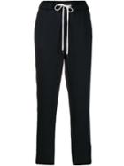 Peserico Tapered Panel Jogging Trousers - Blue