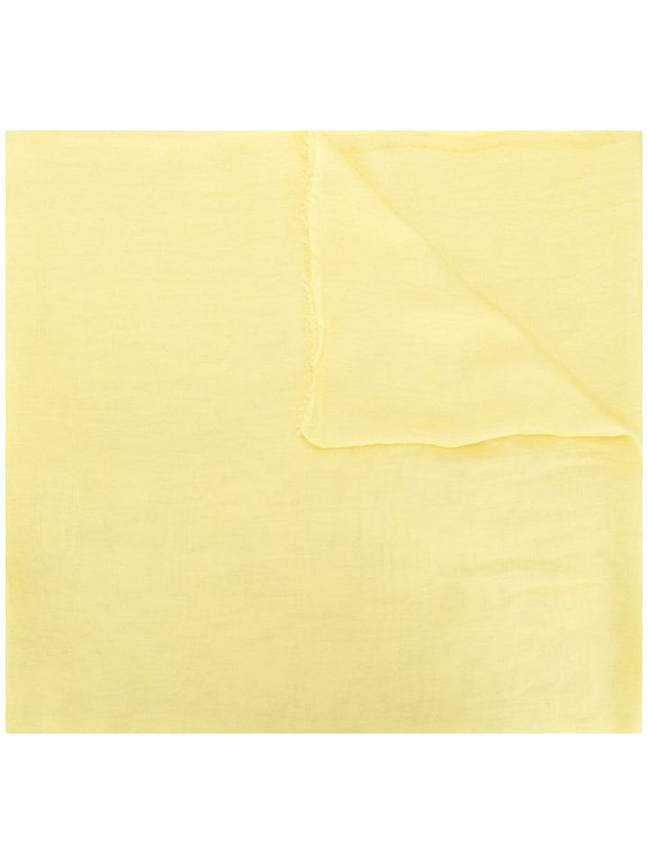 Faliero Sarti Fringed Scarf - Yellow