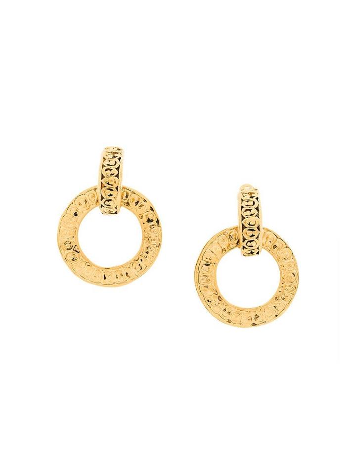 Chanel Pre-owned Round Earrings - Metallic