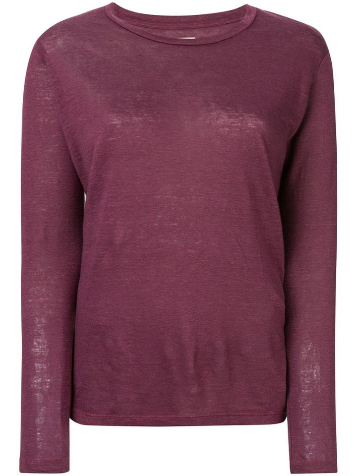 Isabel Marant Étoile Long Sleeved Top - Purple