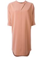 Alexander Wang Minimalistic Shirt Dress, Women's, Size: 2, Pink/purple, Polyester/triacetate