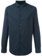 Michael Michael Kors Long-sleeve Shirt, Men's, Size: Medium, Blue, Cotton/nylon/elastolefin