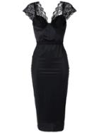 À La Garçonne - Midi Dress - Women - Polyamide/spandex/elastane - Pp, Black, Polyamide/spandex/elastane