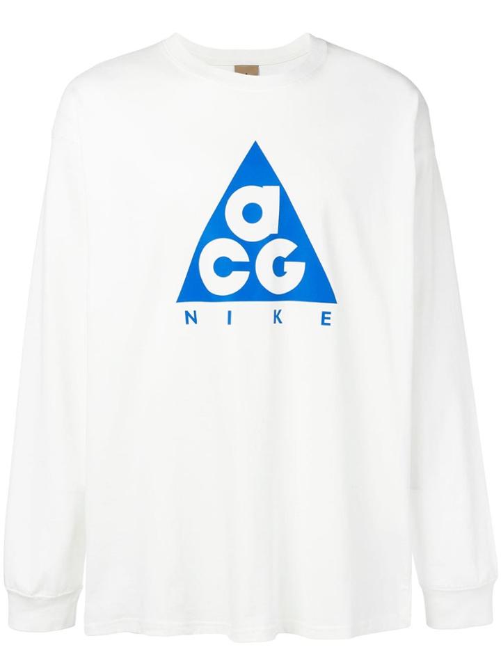 Nike Acg Long-sleeved T-shirt - White