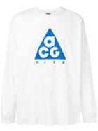 Nike Acg Long-sleeved T-shirt - White