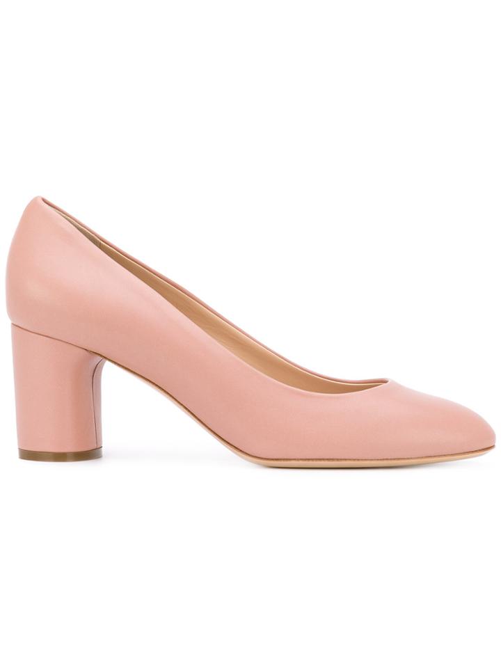 Casadei Mid Heel Pumps - Nude & Neutrals