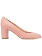 Casadei Mid Heel Pumps - Nude & Neutrals