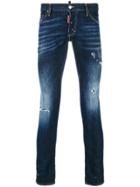 Dsquared2 Distressed Clement Jeans - Blue