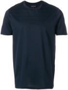 Emporio Armani Textured-print T-shirt - Blue