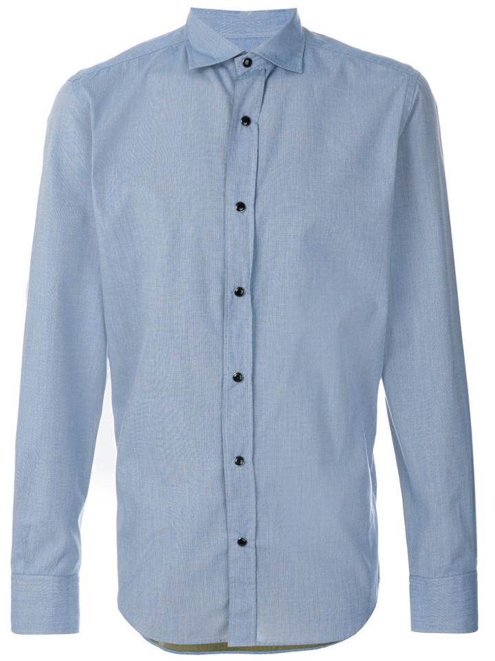 Hydrogen Classic Long Sleeve Shirt - Blue
