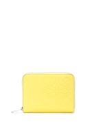 Loewe Logo-embossed Zip-around Purse - Yellow