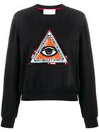 No Ka' Oi Beaded Embroidery Sweatshirt - Black