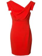 Black Halo Jackie O Dress, Women's, Size: 4, Red, Polyamide/spandex/elastane/polyimide