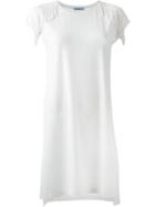 Guild Prime Fringe Detail T-shirt Dress, Women's, Size: 36, White, Polyester/polyurethane/rayon