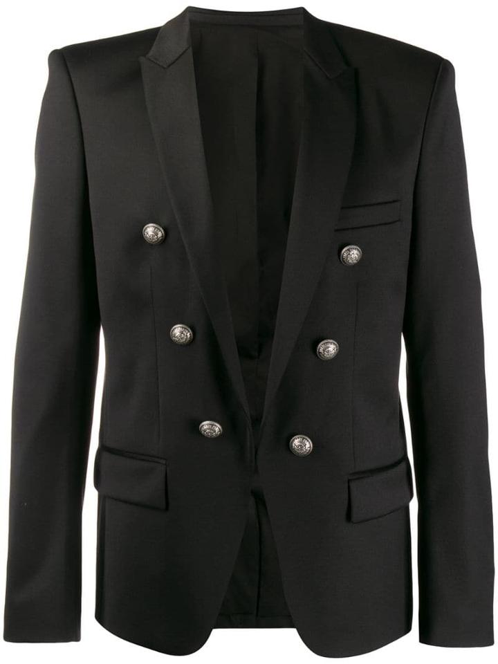 Balmain Iconic Double-breasted Blazer - Black