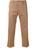 Visvim - Cropped Chinos - Men - Cotton - 3, Green, Cotton