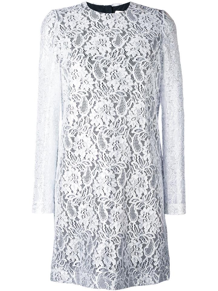 Msgm - Lace Dress - Women - Polyamide/polyester/viscose - 42, Grey, Polyamide/polyester/viscose