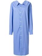 Marni Oversized Shirt Dress - Blue