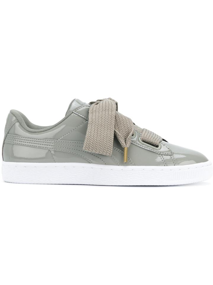 Puma Basket Heart Sneakers - Green