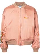 Doublet - Embroidered Bomber Jacket - Men - Cupro/rayon - M, Pink/purple, Cupro/rayon