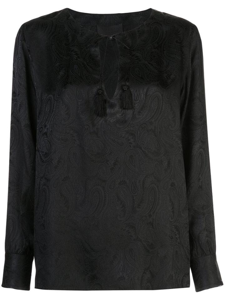 Nili Lotan Lucena Blouse - Black