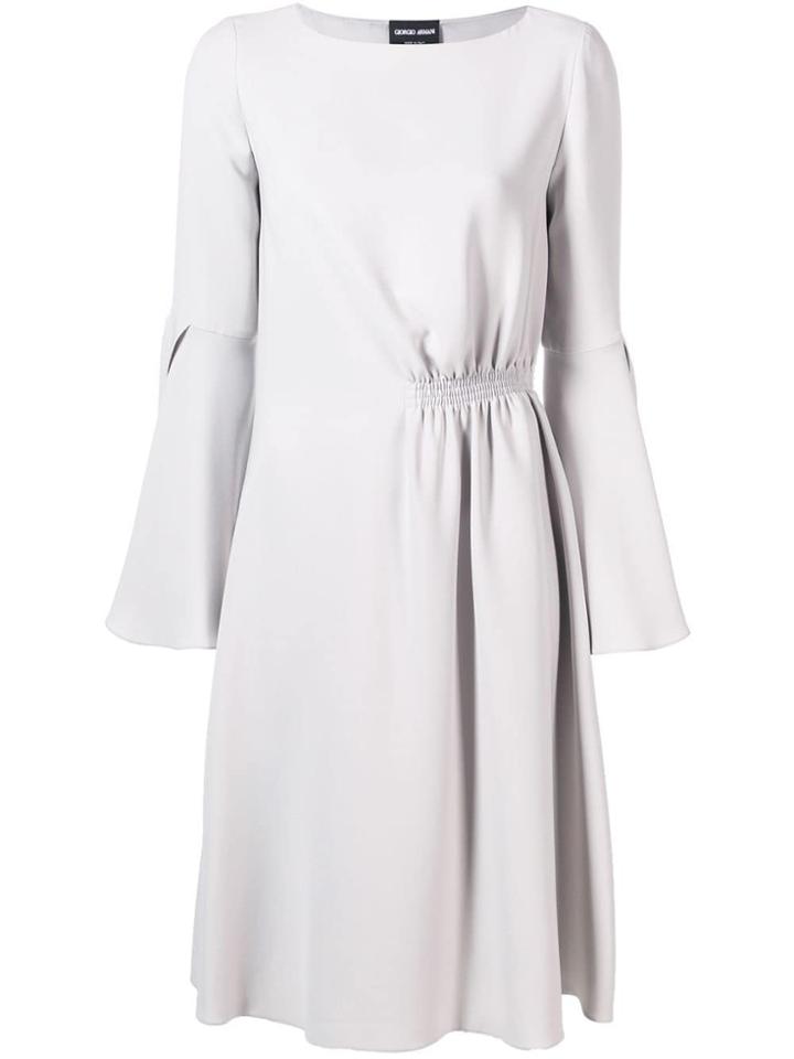 Giorgio Armani Bell Sleeve Dress - Grey
